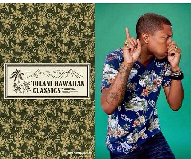 Pharrell in an Iolani Ad for UNIQLO